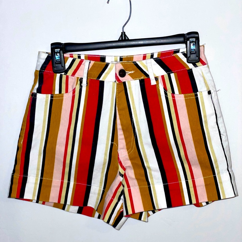 Forever 21 Demin Striped Shorts